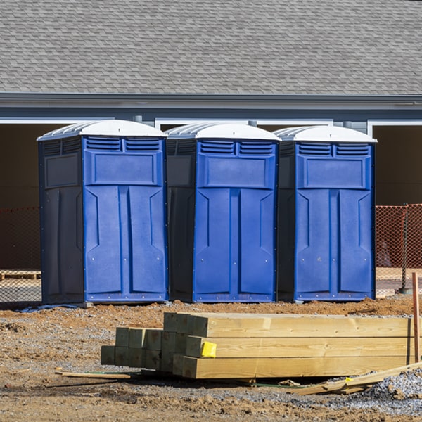 how can i report damages or issues with the porta potties during my rental period in Richmond New Hampshire